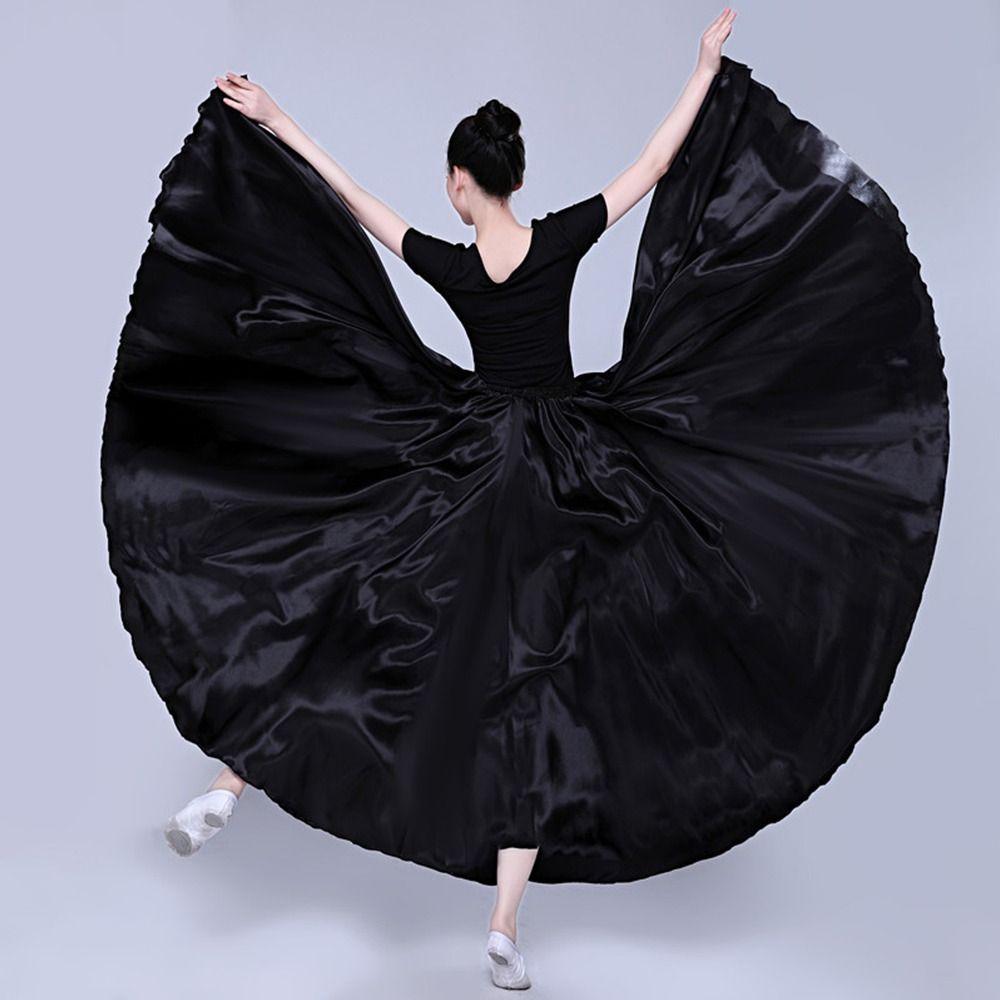 Carnival Spanish Flamenco Skirt Polyester Belly Dance Dress Fashion Paso Doble Dance Dress Women