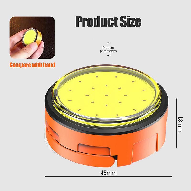 Mini COB Light Type-C Rechatgeable Camping Lamp 3 Modes Outdoor Home Emergency Flashlights Multiduty Magnetic Working Light