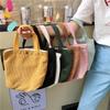 Fashion Velvet Bag - Casual and Versatile Handbag, Mini Women's Small Tote Bag, Retro Lunch Bag, Fabric Bag