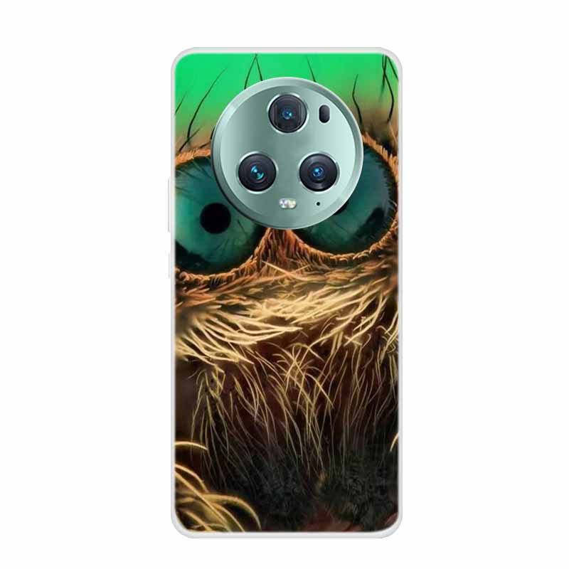 For Honor Magic 5 Pro 5G Case Wolf Lion Soft Silicone TPU Clear Covers for Honor Magic5 Lite Phone Cases Magic5 Lite 5G Fundas