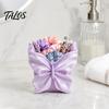 Polished Surface Storage Case Butterfly Shape Box, Silk Texture Large Capacity Desktop Organizer, Multi Purpose Container Sturdy PET Space Saving