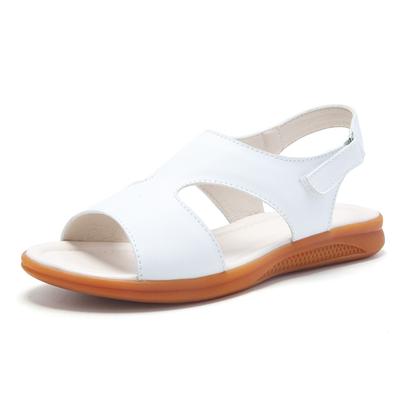 Nuovi sandali estivi da donna leggeri per camminare, antiscivolo, per esterni, da spiaggia, casual, tinta unita, scarpe per la famiglia, madre