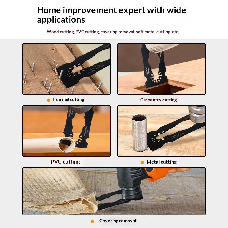 1/3/5Pcs Multi-Function Saw Blades Oscillating Saw Multi Cutter Blade Paint Cement Scraper For Wood Metal Plastic Cutting