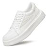 Fashion Genuine Leather Male Walking Shoes 2025 New Mens Sneakers Stylish Lace-Up Men Casual Flats Classic All-match Men's Skate Shoes
