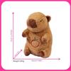 New Breathing Simulation Capybara Stuffed Animal, Glow Lullaby Comfort Toy for Children Bedtime