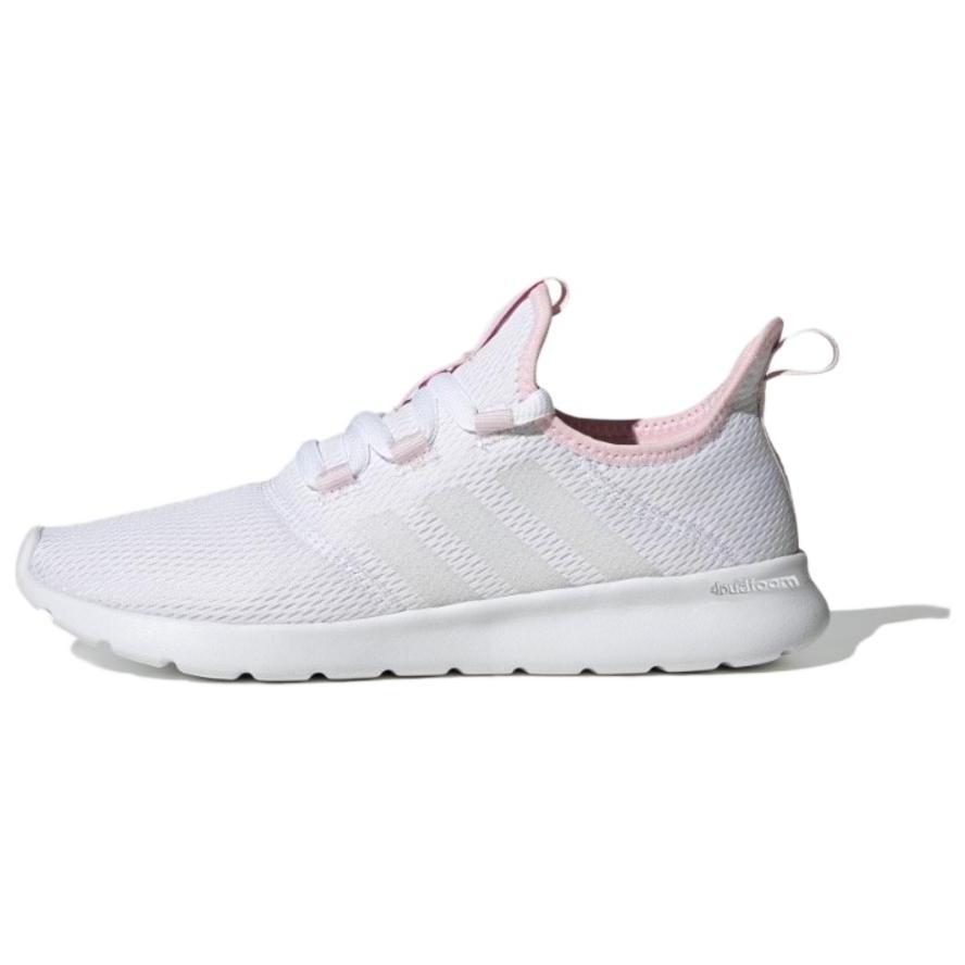 Adidas Cloudfoam Pure Comfortable Lightweight Non-Slip Breathable Low-Top Casual Running Shoes Women Sneaker White Pink HP7639