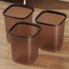 Light Luxury Transparent Large Capacity Trash Can for Home & Office
