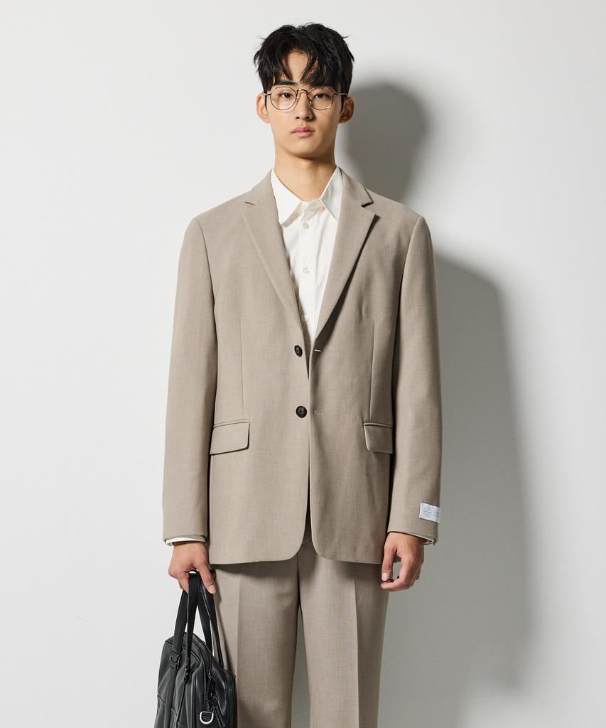 Stco [Four Seasons] 4-Way Stretch Essential Setup Set Beige (Oversized)_Sejuz52Set