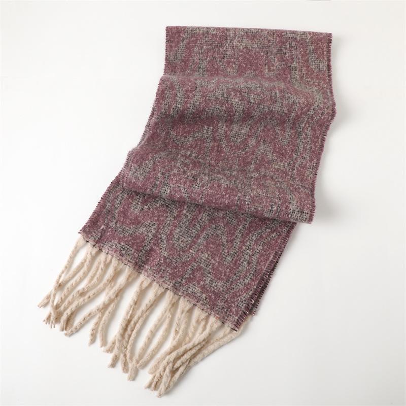 42*220Cm High Quality Winter Women Warm Scarf Imitation Cashmere Thicken Shawl Outdoor Travel Pashmina Neckerchief Foulard