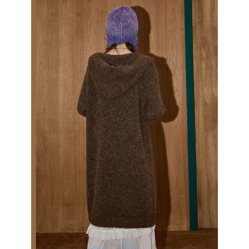 Coolhut2025 Autum Women's Fashionable Street Style High-End Versatile Women's Knitted Cardigan Jacket