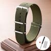 18mm 20mm 22mm Nylon Army Sports Band for Omega for Seiko Nylon Fabric Belt Accessories Pin Buckle Band Green Black Watch Strap