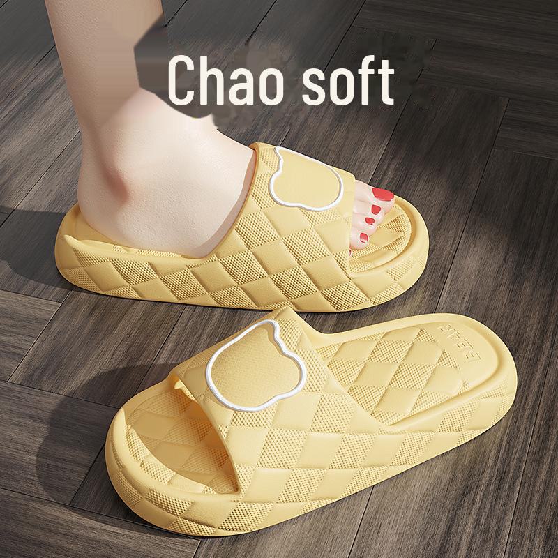 

Мягкие на ощупь летние домашние тапочки: Сандалии из ЭВА с нескользящей толстой подошвой для мужчин и женщин 36-37