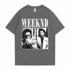 Chanteur Pop Artiste The Weeknd Impression Anime Hauts T-shirts Vêtements T-shirt Femme Femme Dessin Animé T-shirt Manches Courtes Filles T-shirt