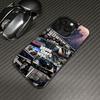 Grand Theft Auto compatibele iPhone 17 Pro Max telefoonhoesje, iPhone 16 dubbellaags IMD gekleurd zilver 15/14 valbestendig