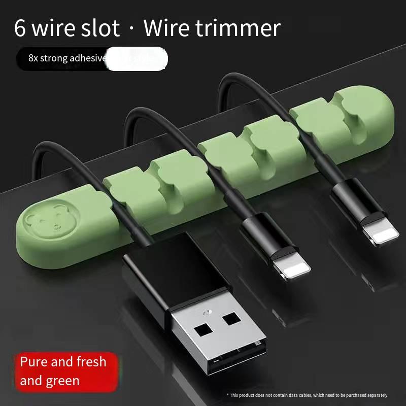 1 Piece Cute Cable Organizers Holder Clips for Desktop Cord Organizers Management Office Home