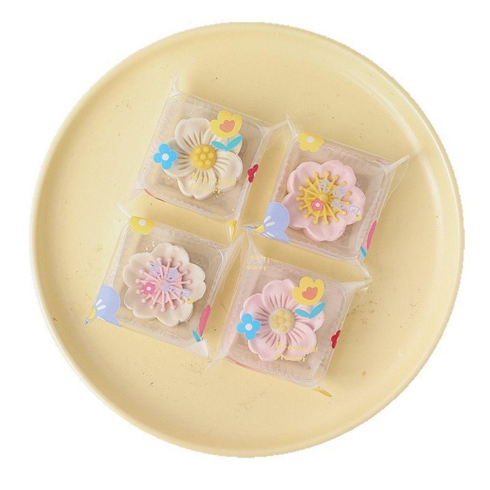 100 Stück/Packung Mond-Stern-Muster Keksverpackungsbeutel Mondkuchen-Verpackungsbeutel Mittherbstfest