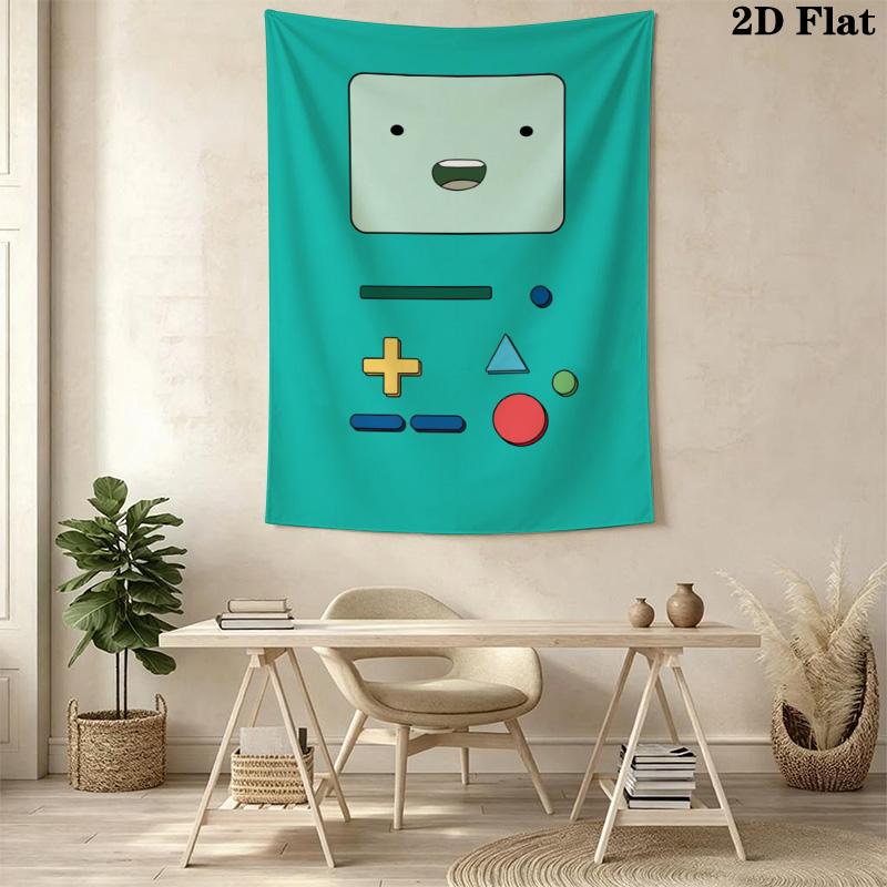 Adventure Time Game Console Pattern Home Decor Tapestry, Wall Hanging, Decorative RV Wall Cloth.MGT0918520