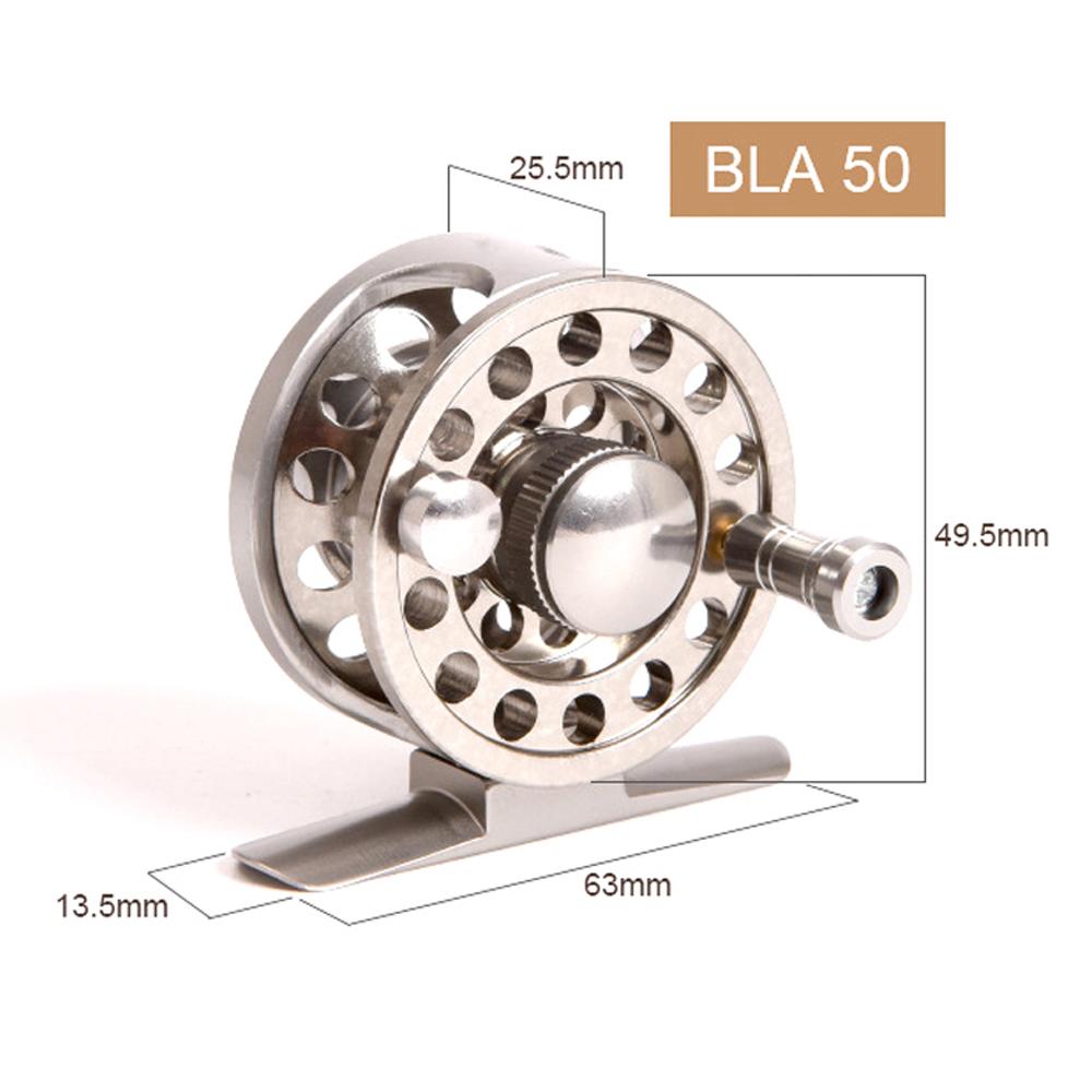 Aluminium Fly Fishing Reel 40# 50# 60# Left/Right Hand Interchangeable CNC Machine Fly Ice Fishing Wheel for Winter Fisherman 260319