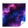 Watercolor Galaxy Wallpaper In Violet, Navy Blue and Indigo 50x1000