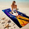 1pc C-Coraline Beach Towel, Comfortable and Thick, and Swimming/Bath/Picnic/Camping Towel, Suitable for Seaside Beaches