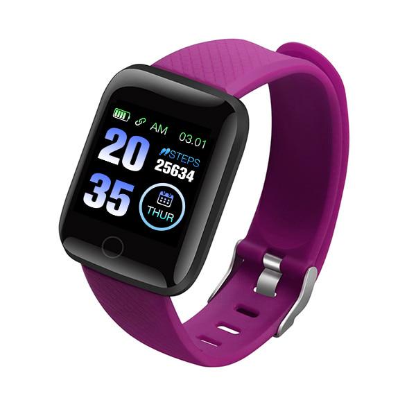 Tracker D'activité Avec écran AMOLED 1.2" - Fréquence Cardiaque, Tension, Sommeil, 25 Modes Sport, étanche
