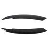 2PCS Car Headlight Eyebrows Carbon Fiber Style Left Right Replacement for MK6 Sagitar NCS 2010‑2018