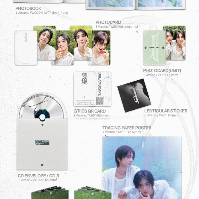 SEVENTEEN JEONGHAN X JOSHUA DREAMSCAPE 1st Mini Album CD Photobook & Photocard