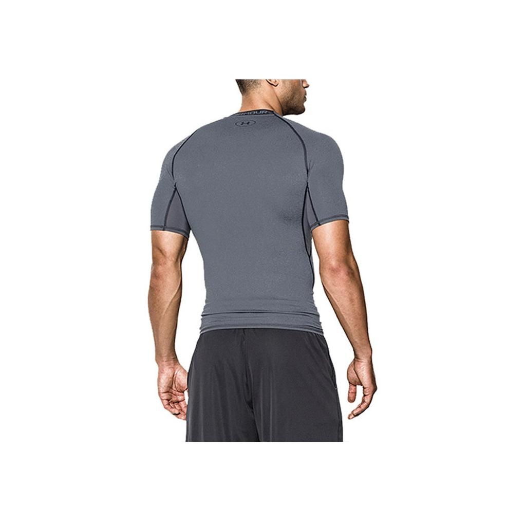 Under Armour Slim Fit Comfortable Sports Short Sleeve Gym Shirt Men tops 1257468-090