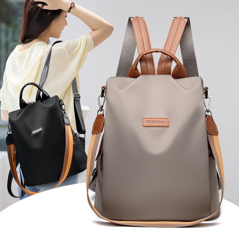 Women's High-End Casual Oxford Cloth Travel Backpack - Large Capacity, Versatile Design