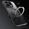 360° Rotating Magnetic Metal Stand Phone Case For OPPO Find X9 Pro X9s X9Ultra Translucent Frosted Shockproof Cover Coque Fundas