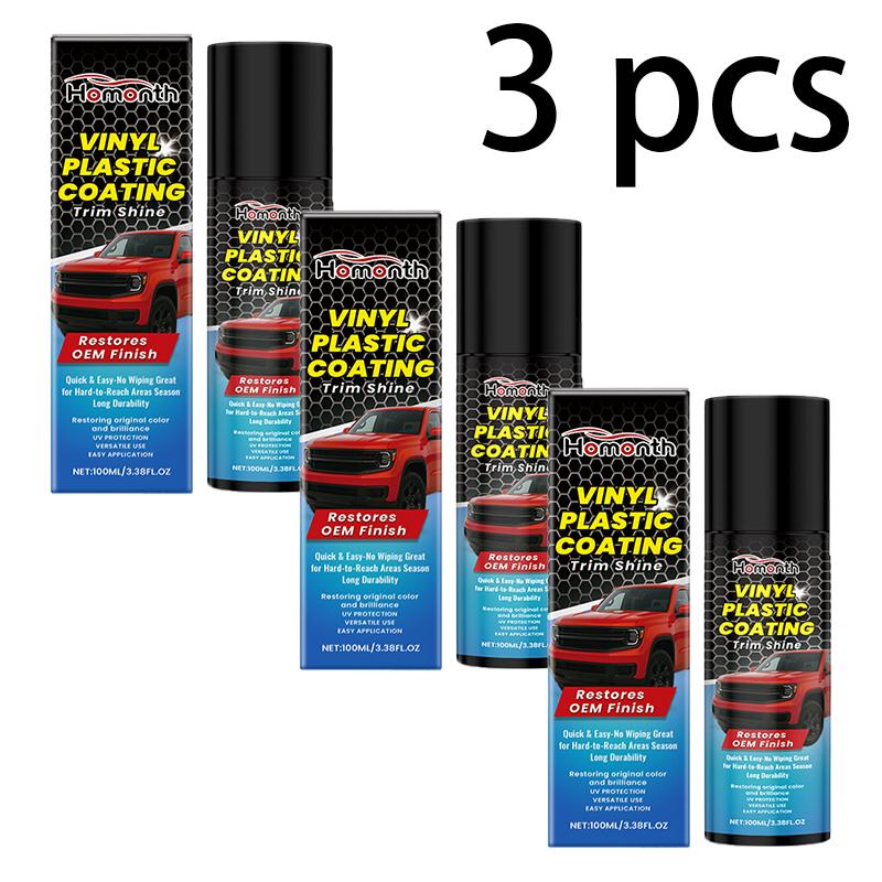 Homonth Multi-Purpose Plastic Coating Spray Automotive Interior Dust & Stain Control Brightening Care