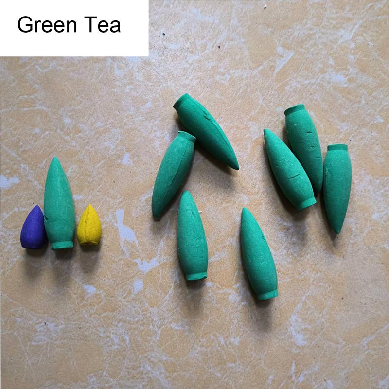FY Oversized Backflow Incense Cones 30 Minutes Natural Sandalwood Lavender Scents for Home Lavender Jasmine Big Cone Incense