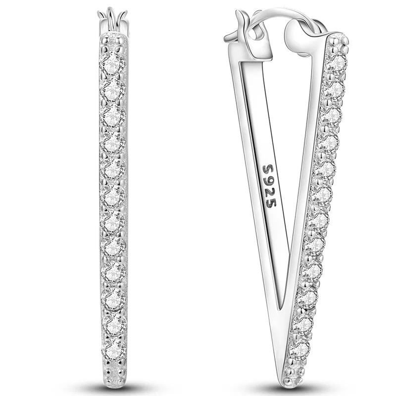 Sales100 % S925 Sterling Silber Sterne Mond Herzförmige Frauen Ohrringe Fit Original Ohrringe Hochzeit Edlen Schmuck Geschenke