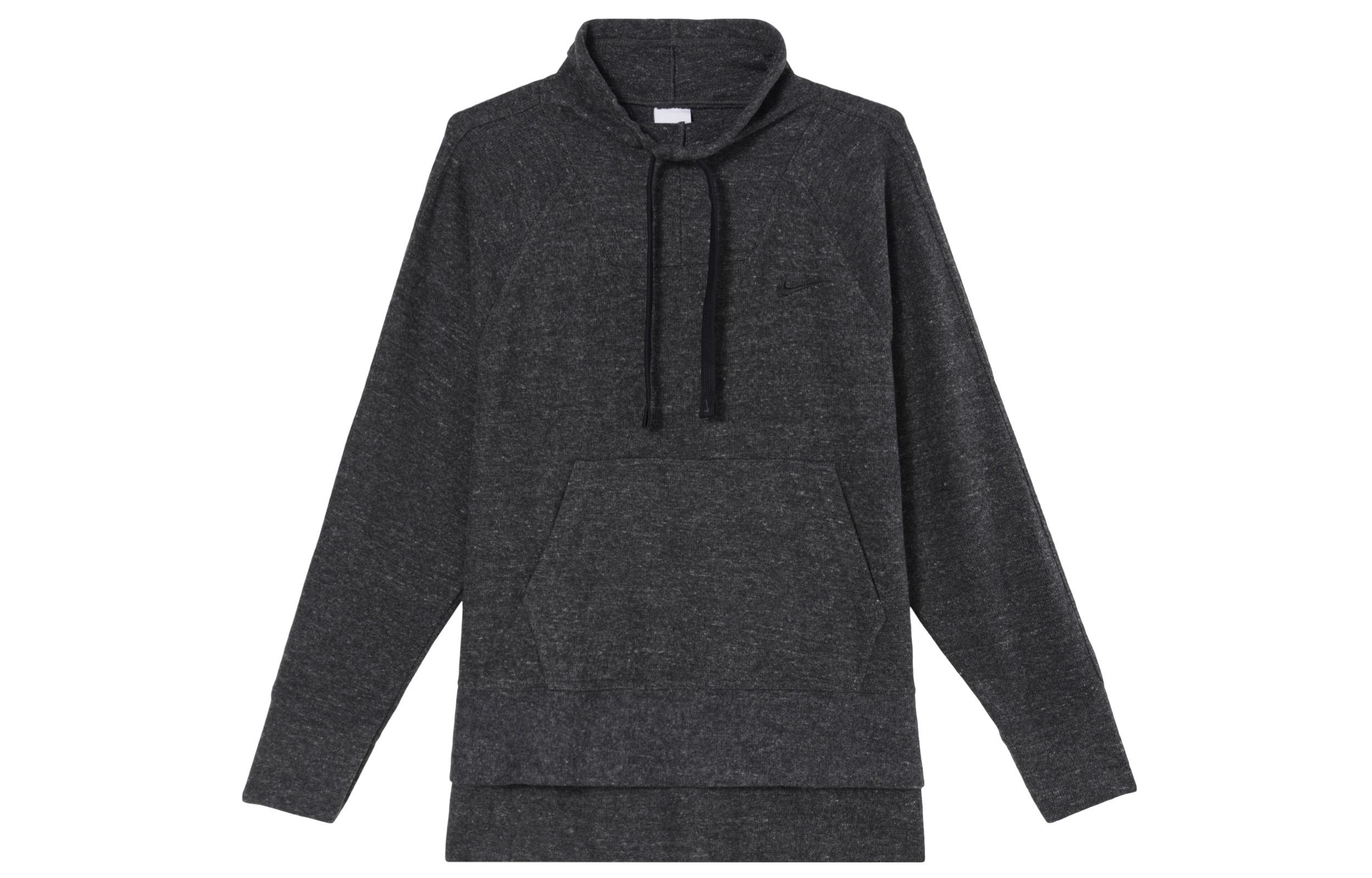 Nike Sweatshirts Women s Black Turtleneck Moderate Regular DD6477-032 L