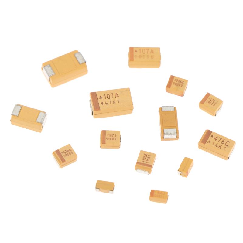 10Pcs A B C D Case Tantalum Capacitor 6V 10V 16V 25V 4.7Uf 10Uf 22Uf 47Uf 100Uf 470Uf For Electronic Projects Circuit Board