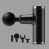 Mini Fascia Gun Deep Tissue Vibration Pain Relief Device 4 Replaceable Massage Heads Usb Body Massager
