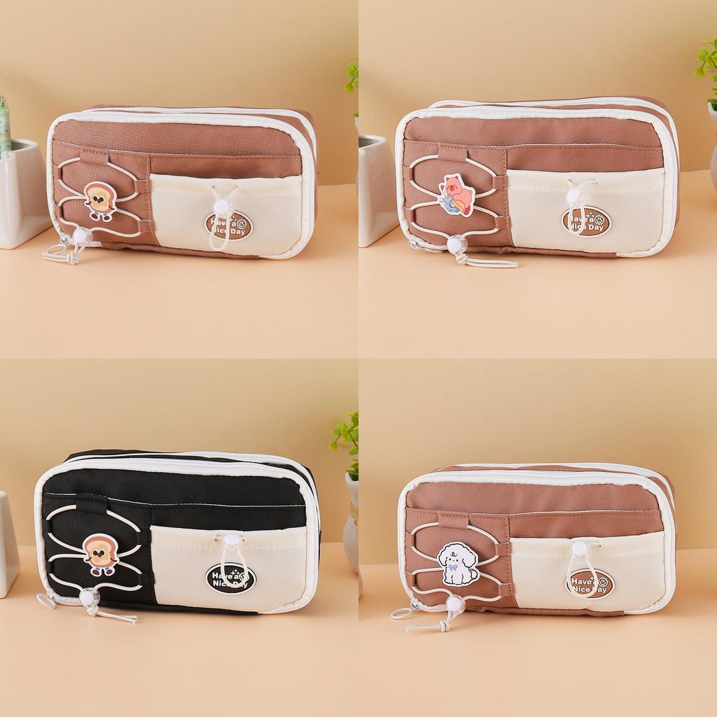 Girls Pencil Bag With Spacious Design And Polyester Construction For Elementary Students