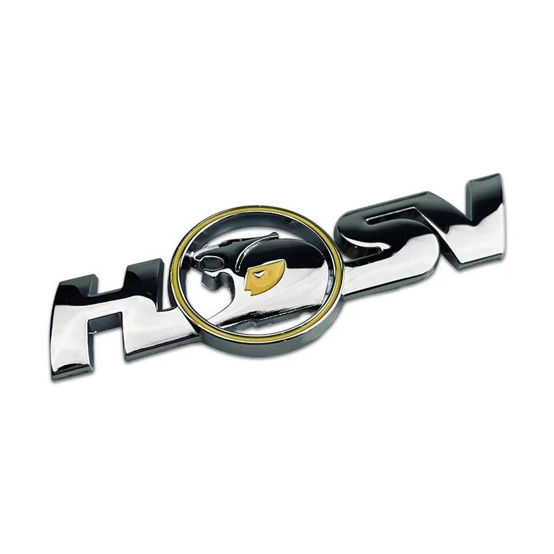 Metal Car Body Sticker for HSV Logo Auto Emblem Front Grille Rear Trunk Decoration