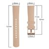 20mm Silicone Strap For Samsung Galaxy Watch7 6 5 4 40 44mm Wristband Active 2 40 44mm Classic 42 46mm Rose Gold Buckle Bracelet