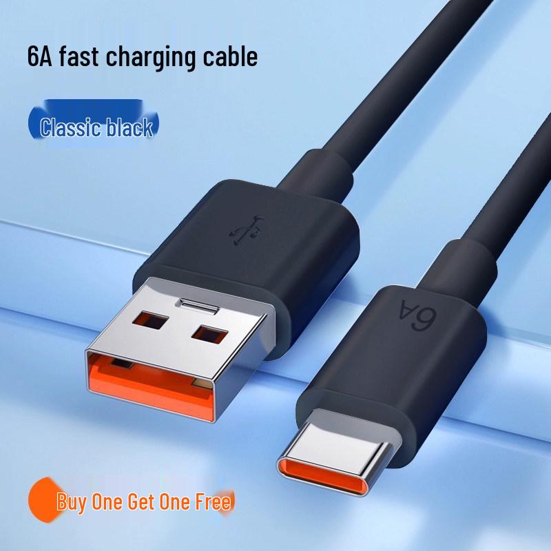 YUSHEDA 6A Type-C Flash Charge Cable for Huawei, OPPO, Xiaomi, Vivo, Honor