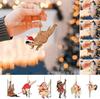 Funny Christmas Decoration Ornament For Car Or Home Acrylic Material Cartoon Design Great Gift Characters)