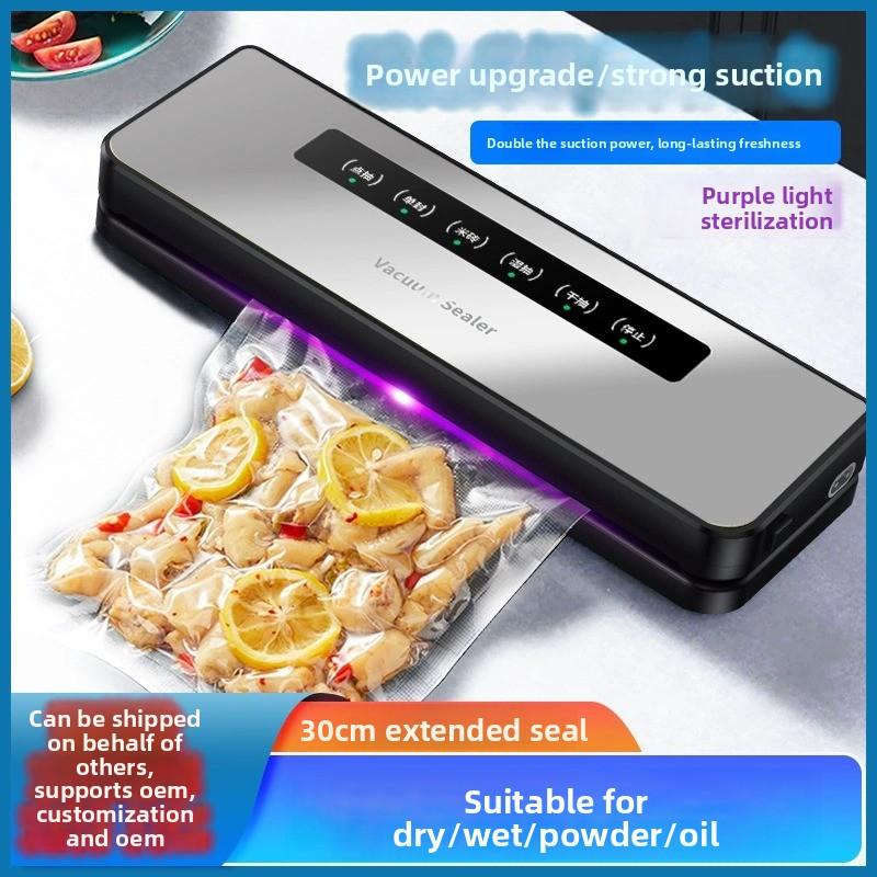 Selladora al vacío para alimentos máquina de sellado de bolsas para cocina doméstica portátil