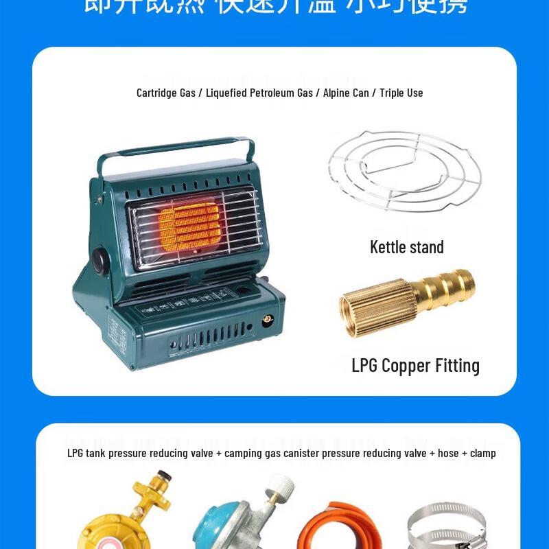 Zhishi Portable Gas Tent Heater