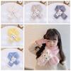 Thick Cold-Proof Collar Plush Children's Scarf All-match Scarves Wraps  Autumn and Winter