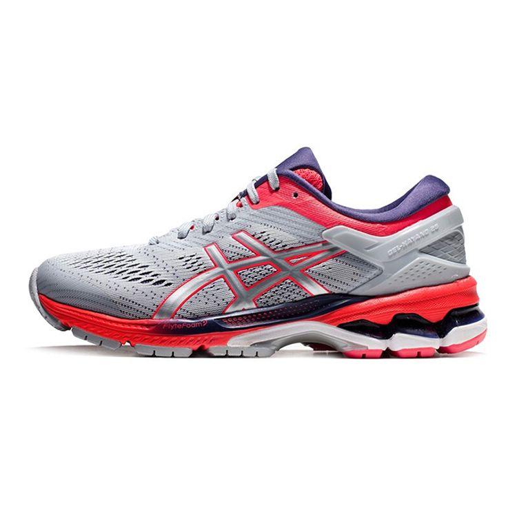 Asics Gel-Kayano 26 Comfortable Low-Top Running Shoes Kids sneaker Gray Silver 1014A066-020