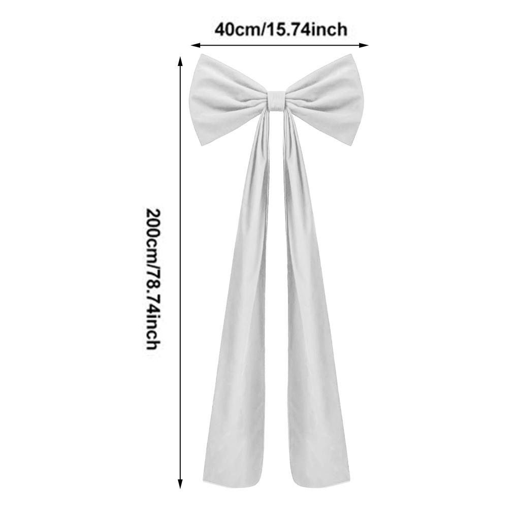 Extra Large Velvet Christmas Bows Ribbon with Long Streamers Xmas Tree Topper Decor for Christmas Wedding Birthday Party Pendant