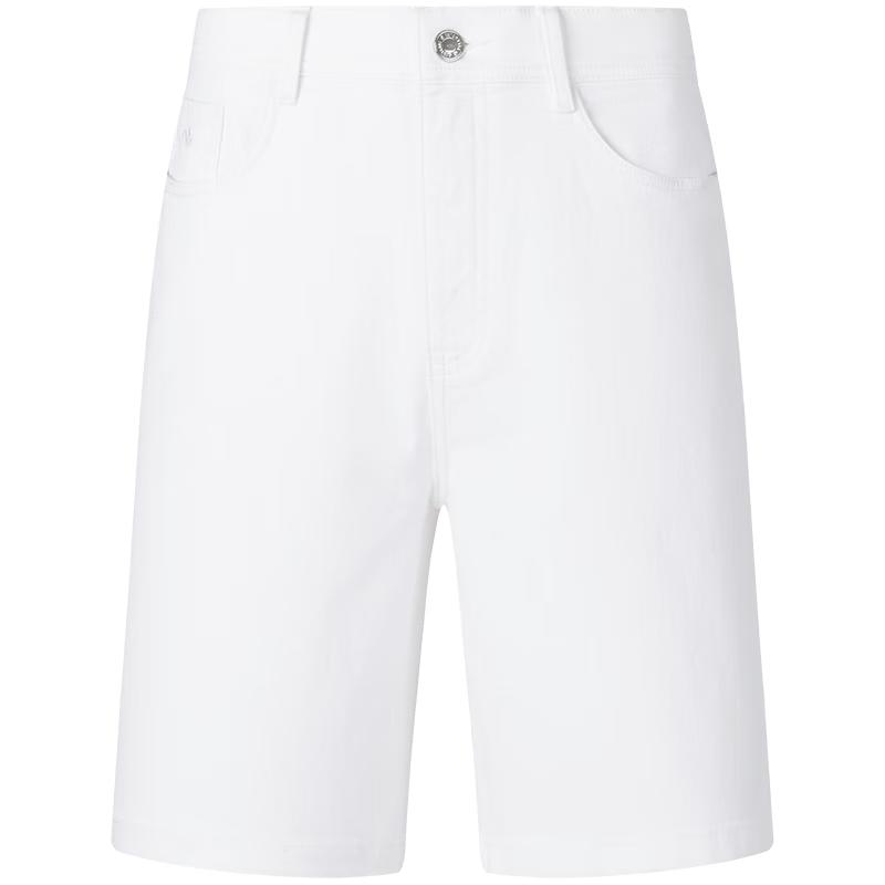 

Giovanni Valentino Men s Summer Straight-Leg Stretch Denim Shorts 32