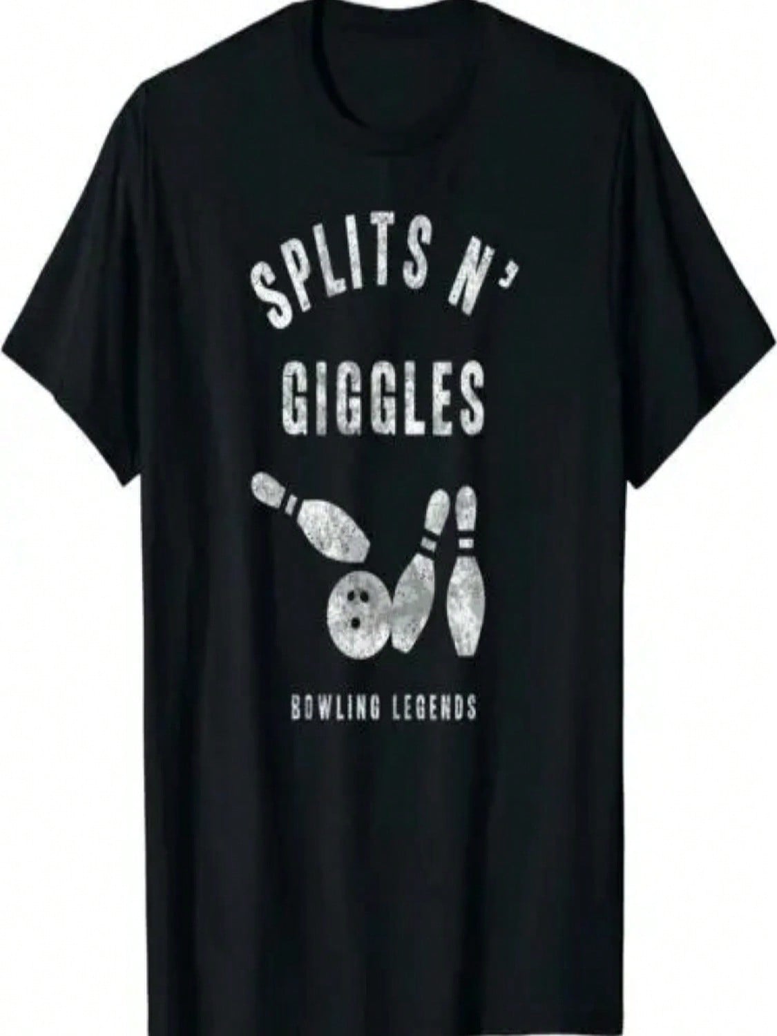 Командная футболка для боулинга Splits N Giggles, парная, подарок для лиги S разноцветный
