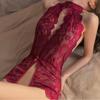 Sexy lingerie sexy teasing women open crotch lace seduction onesie free uniform suit pure passion