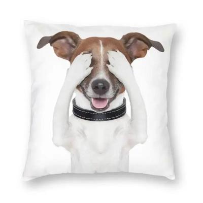 Funny Dog Patterns Cushion Cover Modern Home Decor Living Room Sofa Throw Pillow Case Office Chair Seat Pillows Cover X